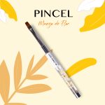 PINCEL MANGO DE FLOR BLANCO 4