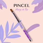 PINCEL MANGO DE FLOR MORADO 8