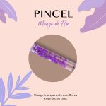 PINCEL MANGO DE FLOR MORADO 8