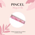 PINCEL MANGO DE FLOR ROSA 4